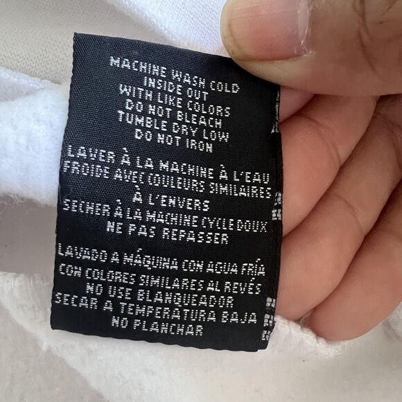 Super Mario Sweatshirt Mens Medium White Red Blue Yellow Nintendo Gamer Crewneck - Picture 10 of 14